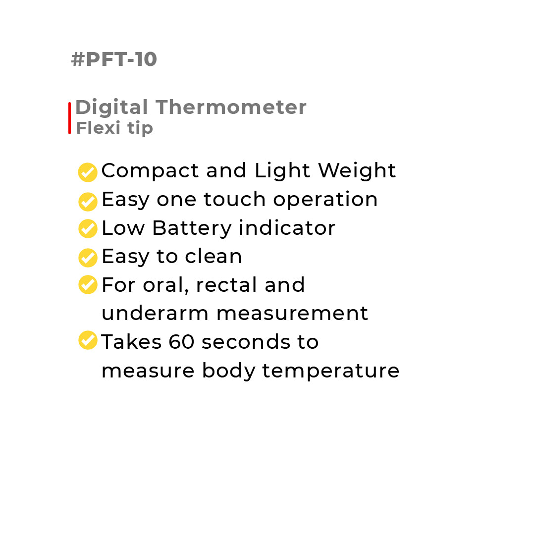 Digital Thermometer Flexi PFT-10