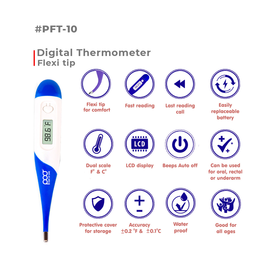 Digital Thermometer Flexi PFT-10