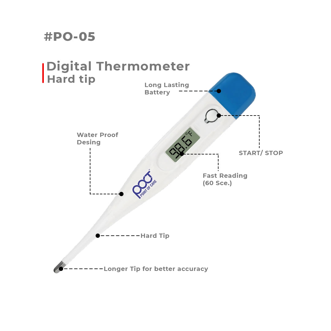 Digital Thermometer Hard Tip PO-05