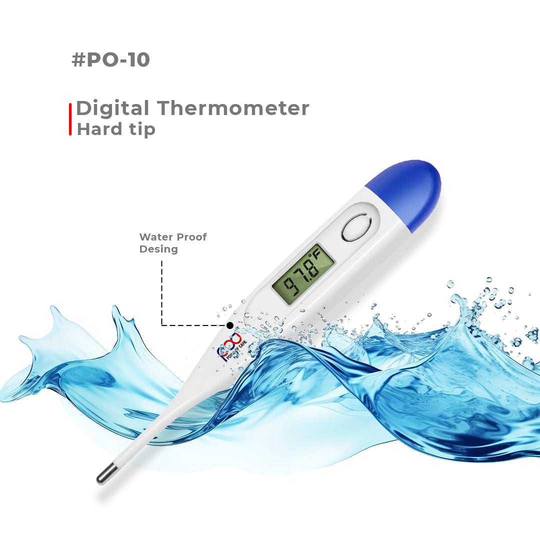 Digital Thermometer Hard Tip PO-10 (Waterproof)